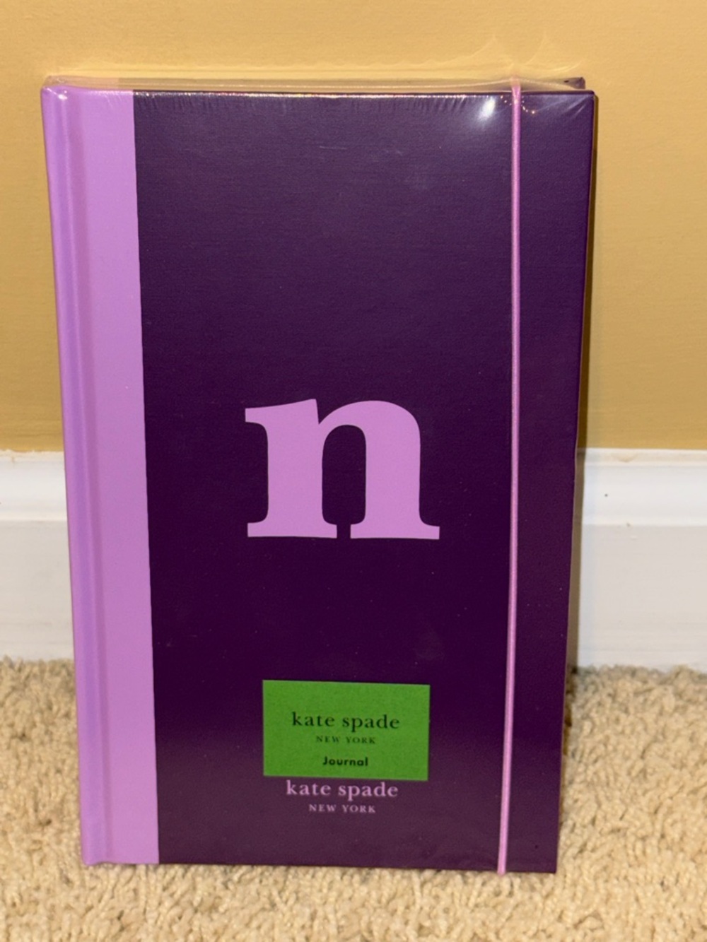 kate spade Purple and Light Purple Monogram Journal